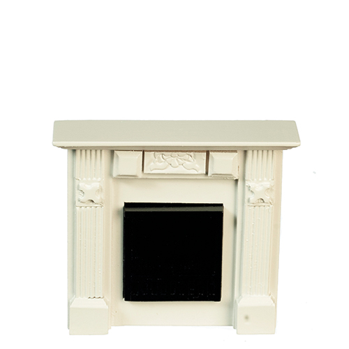 Elizabeth Fireplace, White